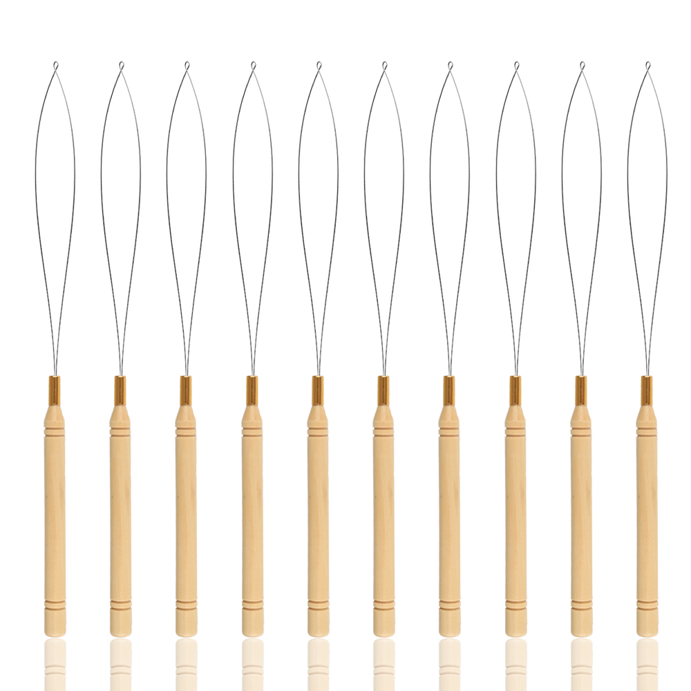 10Pcs Micro Rings Loop Tool Ha - Needle Threader Tool บทวิจารณ์และราคา