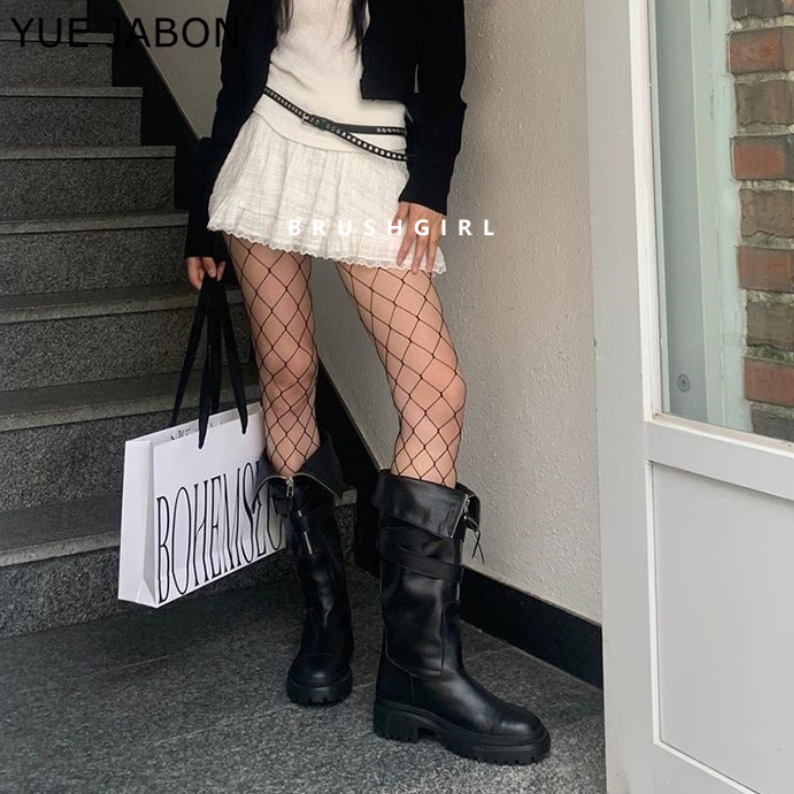 Black Genuine Leather Women Bo - Sewing Front Zipper บทวิจารณ์และราคา