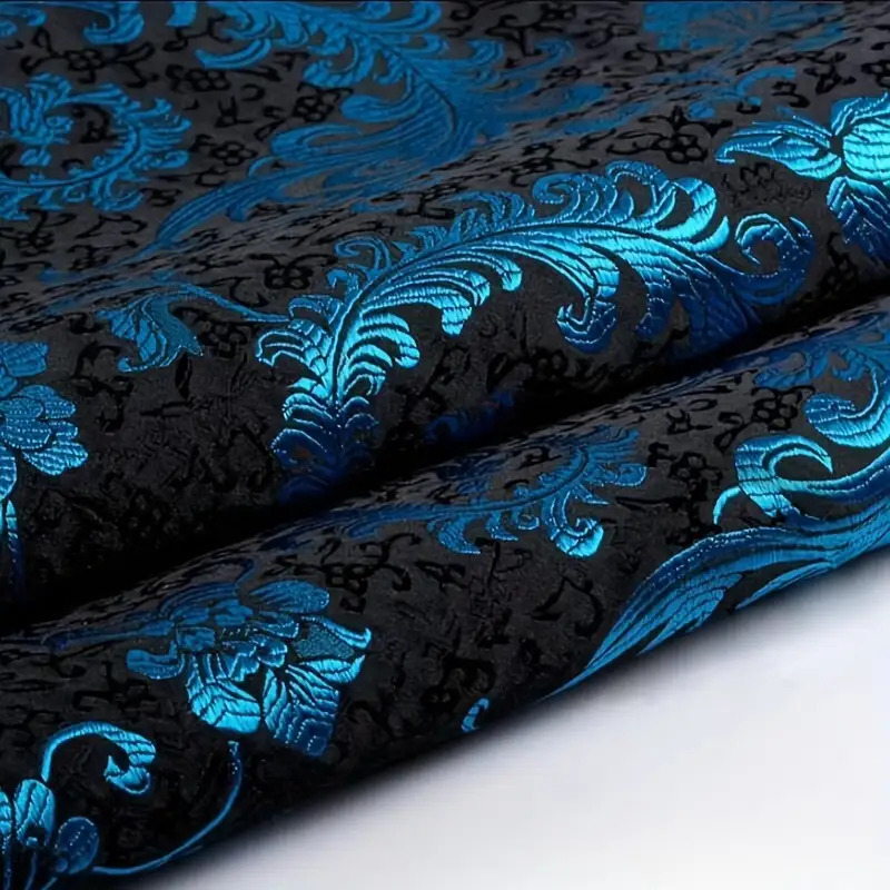 3D Blue Phoenix Tail Brocade F - Sewing By บทวิจารณ์และราคา