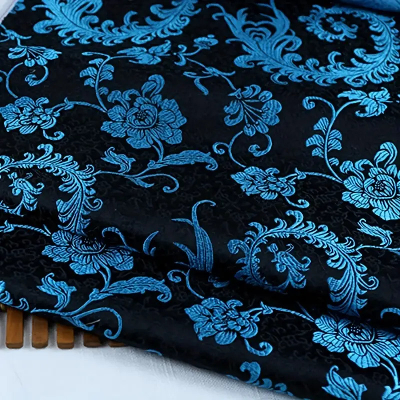 3D Blue Phoenix Tail Brocade F - Sewing By บทวิจารณ์และราคา