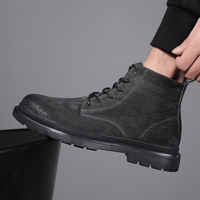 Men's boots autumn and winter  - Sewing Nylon บทวิจารณ์และราคา
