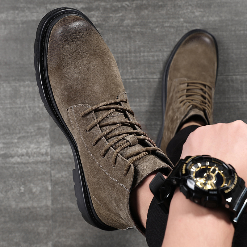 Men's boots autumn and winter  - Sewing Nylon บทวิจารณ์และราคา
