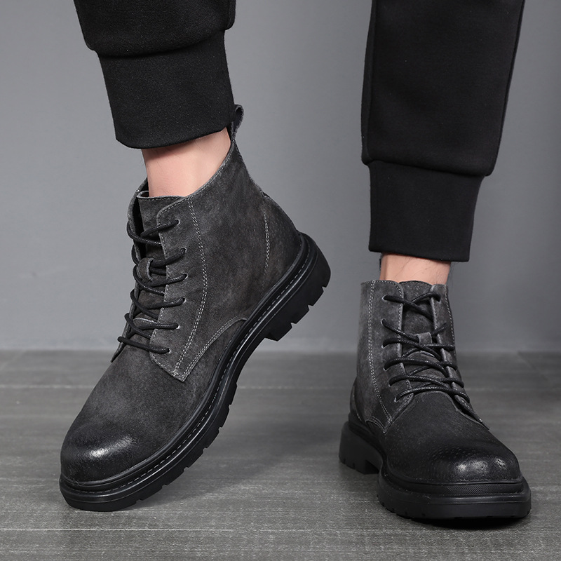 Men's boots autumn and winter  - Sewing Nylon บทวิจารณ์และราคา