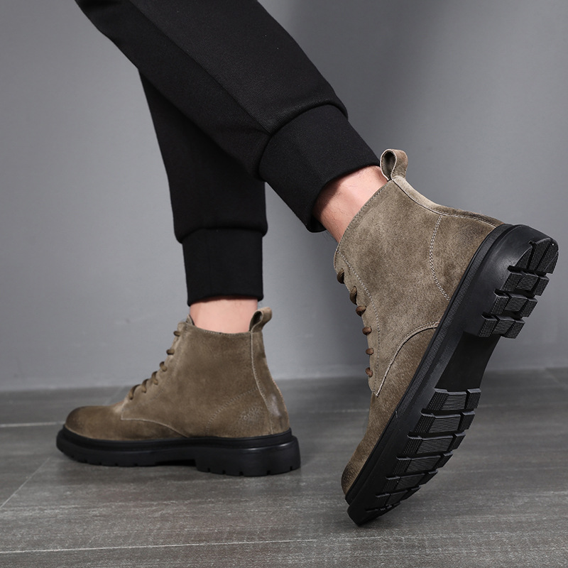 Men's boots autumn and winter  - Sewing Nylon บทวิจารณ์และราคา