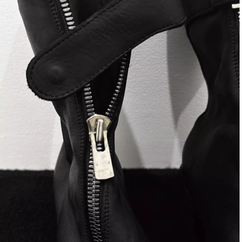 Fashion Genuine Leather Chelsa - Sewing Front Zipper บทวิจารณ์และราคา
