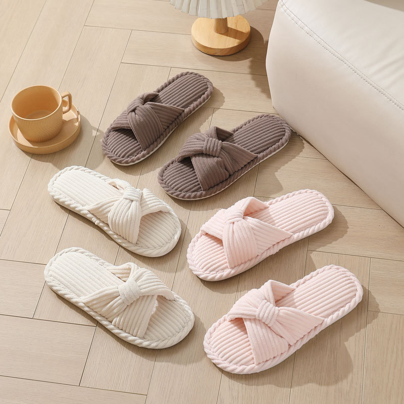 Corduroy Cross Strap Home Slip - Sewing Fabric บทวิจารณ์และราคา