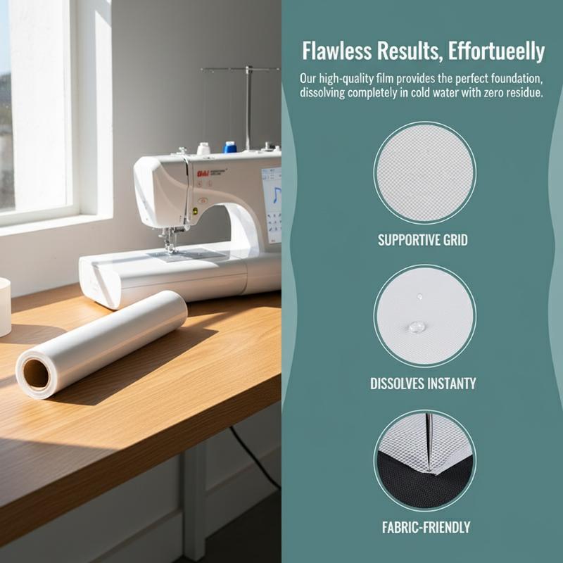 Water Soluble Embroidery Toppi - Sewing Machine In Textile บทวิจารณ์และราคา
