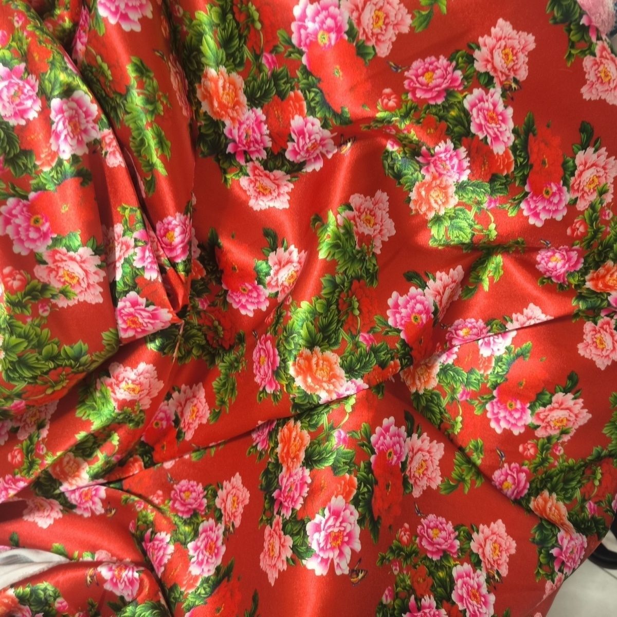 Satin Fabric Cloth without Ove - Sewing By บทวิจารณ์และราคา