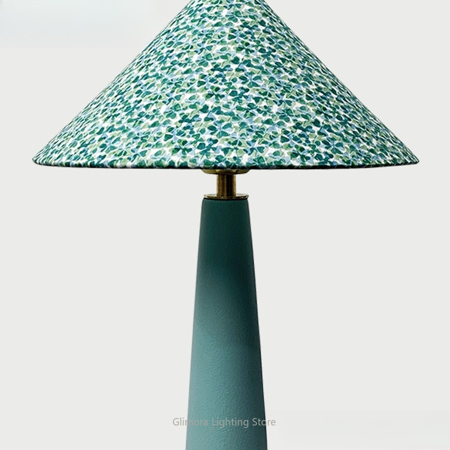 Teal Umbrella Shape Table Lamp - Century Textile & Sewing Supply Photos บทวิจารณ์และราคา