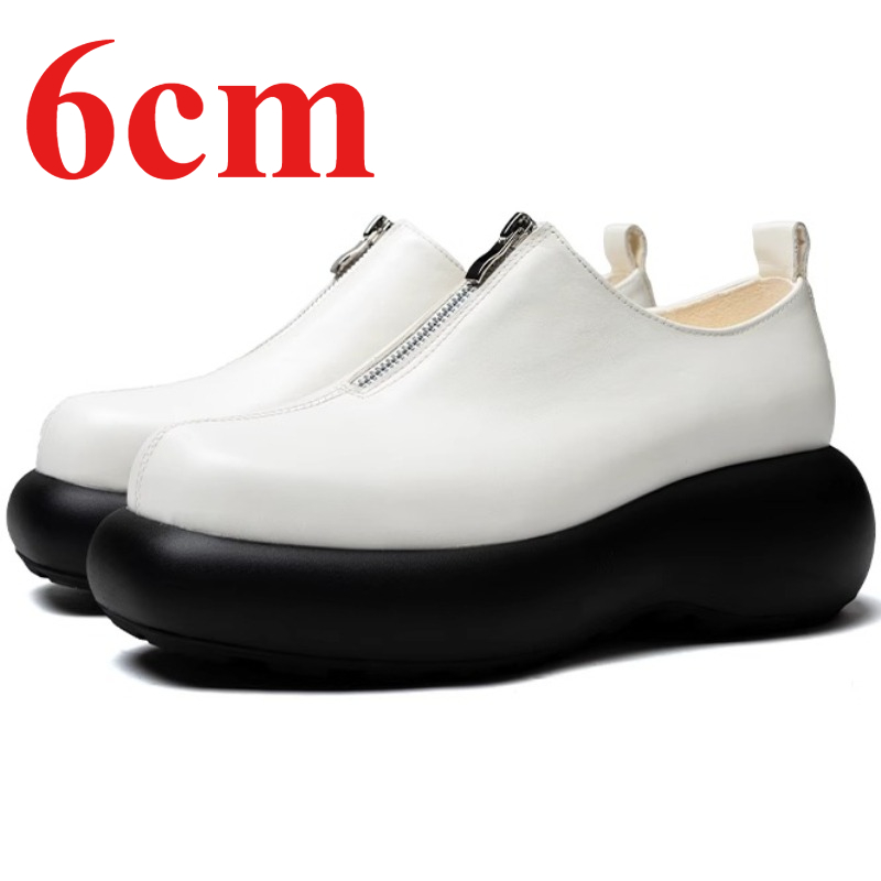 Derby Shoes for Men's Height I - Sewing Front Zipper บทวิจารณ์และราคา