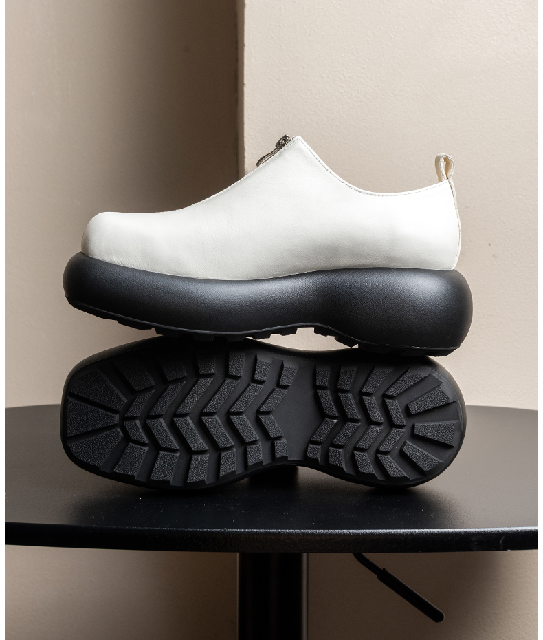 Derby Shoes for Men's Height I - Sewing Front Zipper บทวิจารณ์และราคา