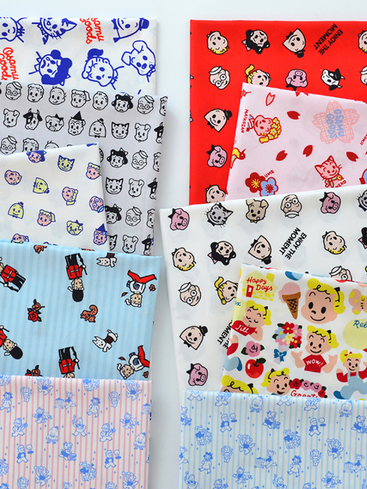 Japanese Style Cartoon Fabric  - Sewing By บทวิจารณ์และราคา