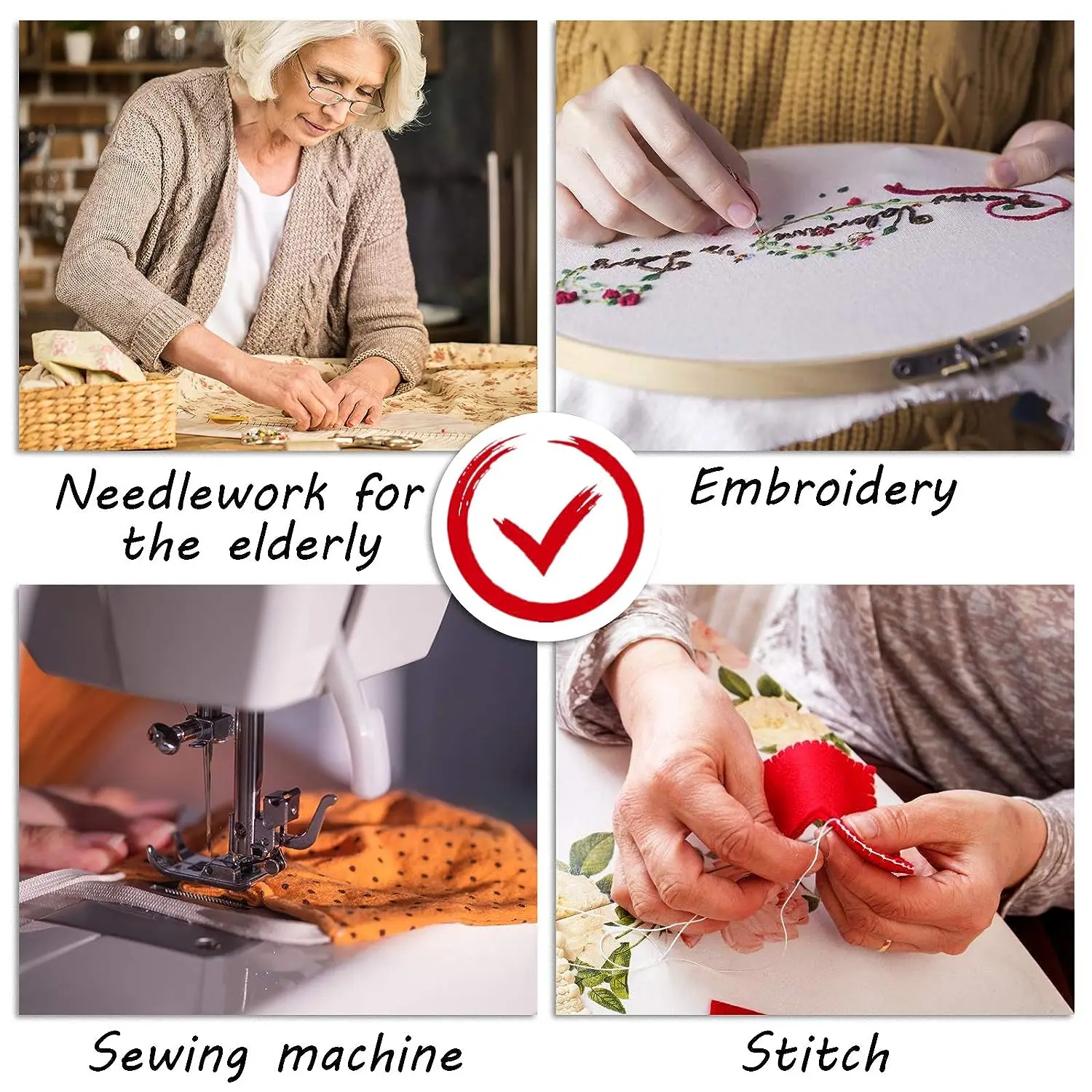 6Pcs Needle Threader Stitch In - Needle Threader Tool บทวิจารณ์และราคา