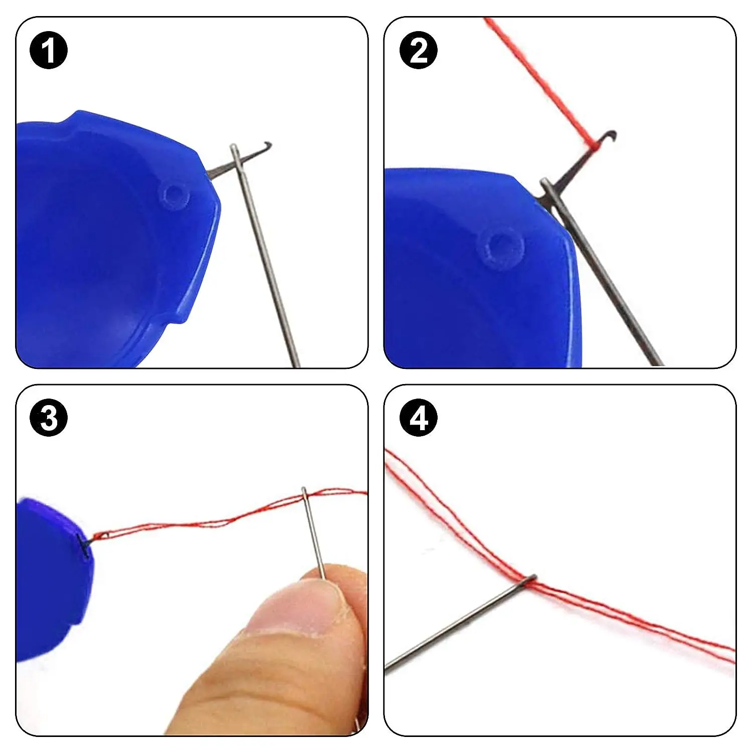 6Pcs Needle Threader Stitch In - Needle Threader Tool บทวิจารณ์และราคา