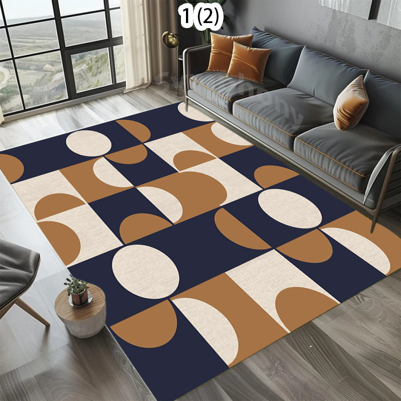 Rectangular Area Rug with Mid  - Century Textile & Sewing Supply Photos บทวิจารณ์และราคา