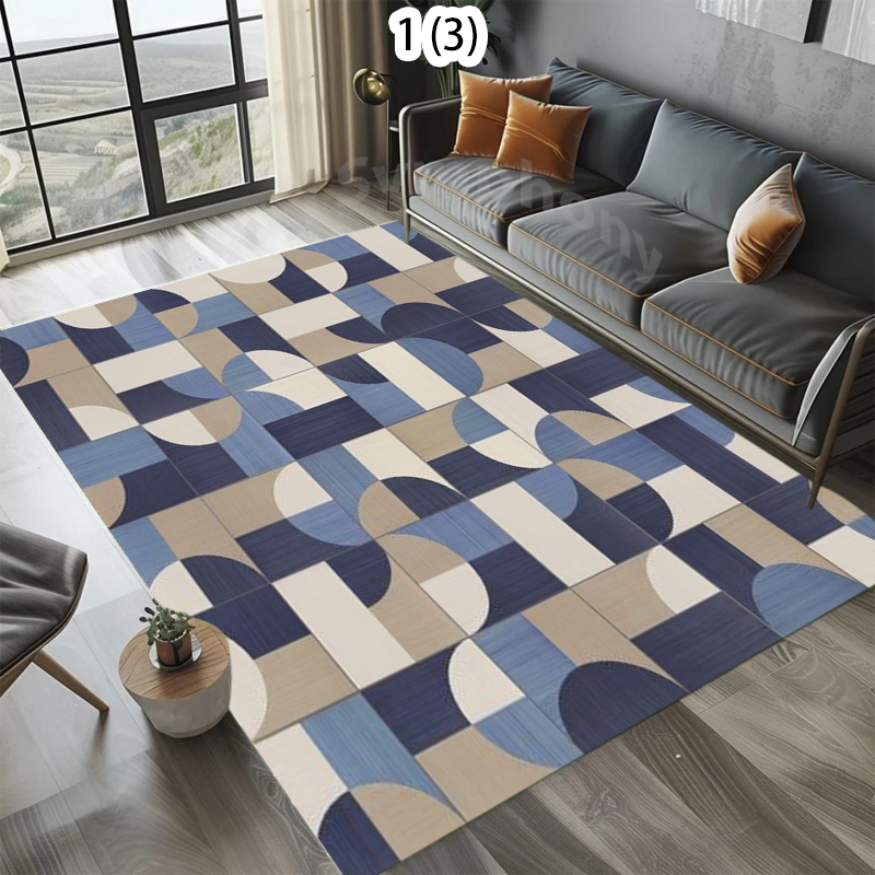 Rectangular Area Rug with Mid  - Century Textile & Sewing Supply Photos บทวิจารณ์และราคา