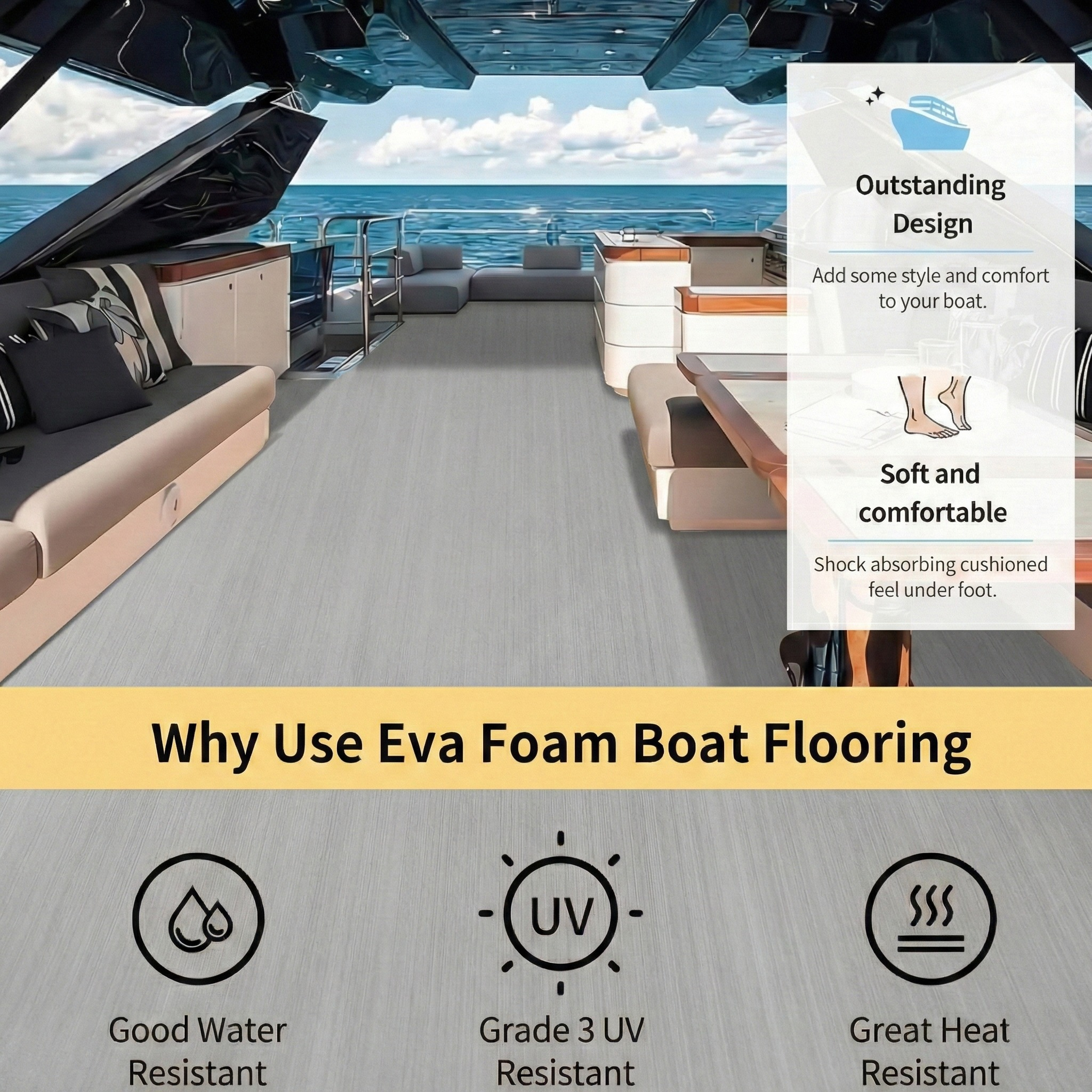 2400*1200*5mm Faux EVA Boat De - Cutting Mat Self Heal บทวิจารณ์และราคา