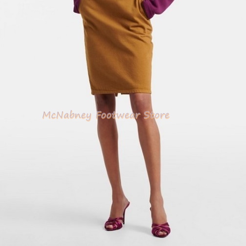 Pointed Stilettos Satin Fabric - Sewing Fabric บทวิจารณ์และราคา