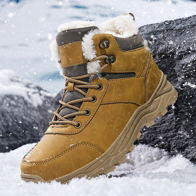 Men's winter high top snow boo - Sewing Nylon บทวิจารณ์และราคา