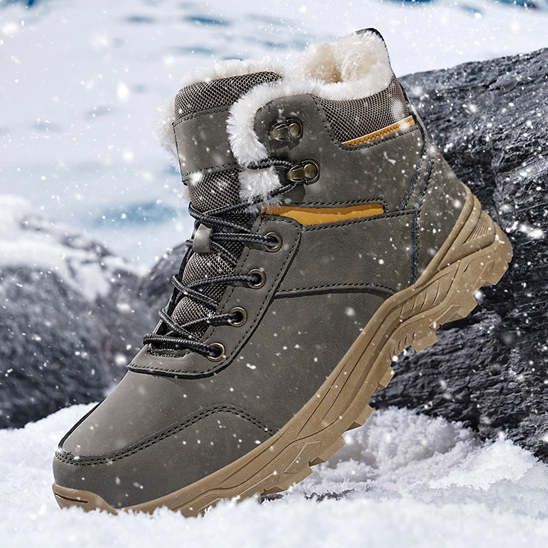Men's winter high top snow boo - Sewing Nylon บทวิจารณ์และราคา