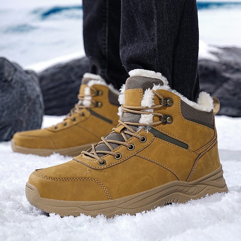 Men's winter high top snow boo - Sewing Nylon บทวิจารณ์และราคา